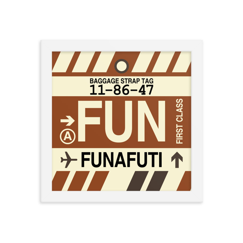 Travel-Themed Framed Print • FUN Funafuti Souvenir • YHM Designs - Image 11