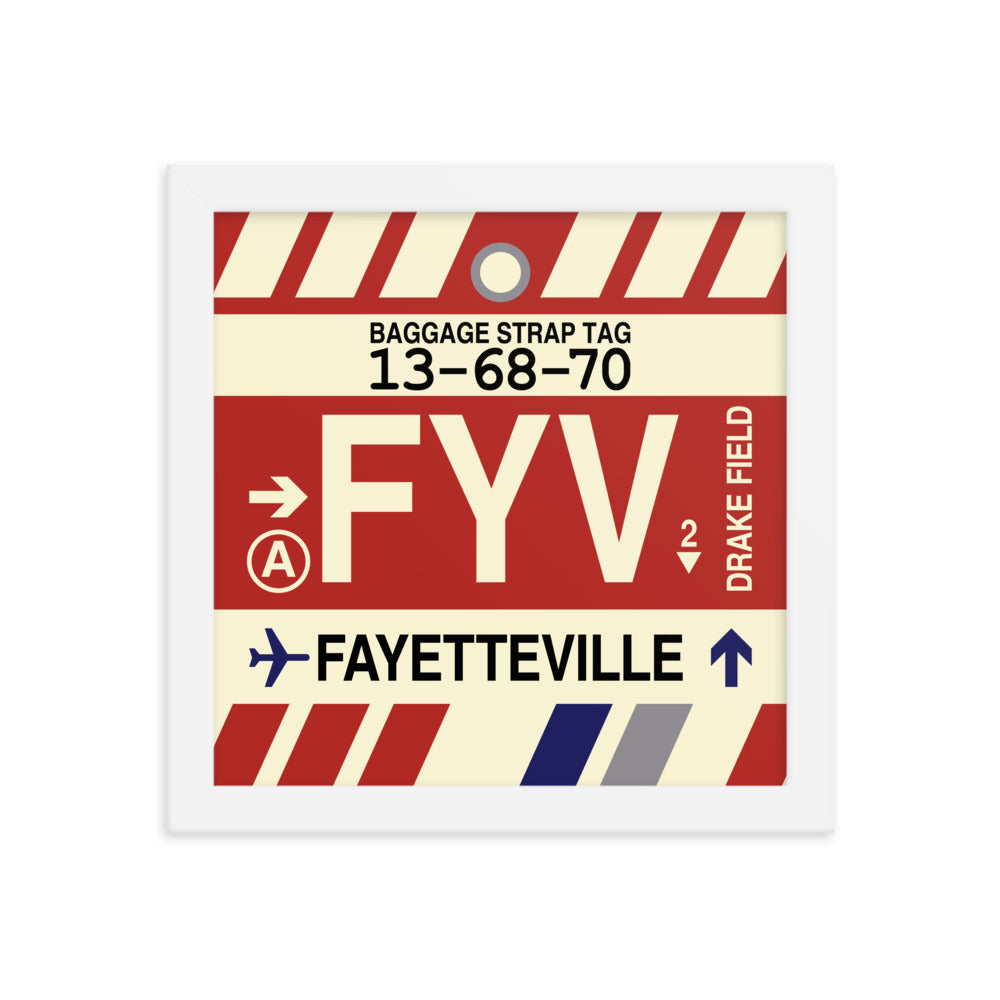 Travel-Themed Framed Print • FYV Fayetteville • YHM Designs - Image 11