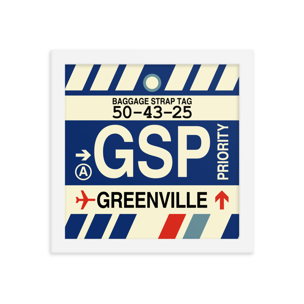 Travel-Themed Framed Print • GSP Greenville • YHM Designs - Image 11