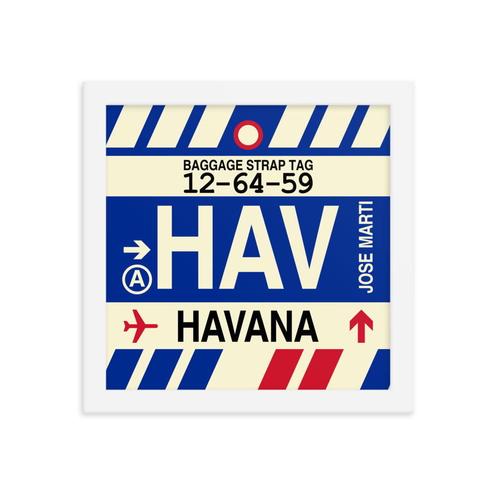 Travel-Themed Framed Print • HAV Havana • YHM Designs - Image 11