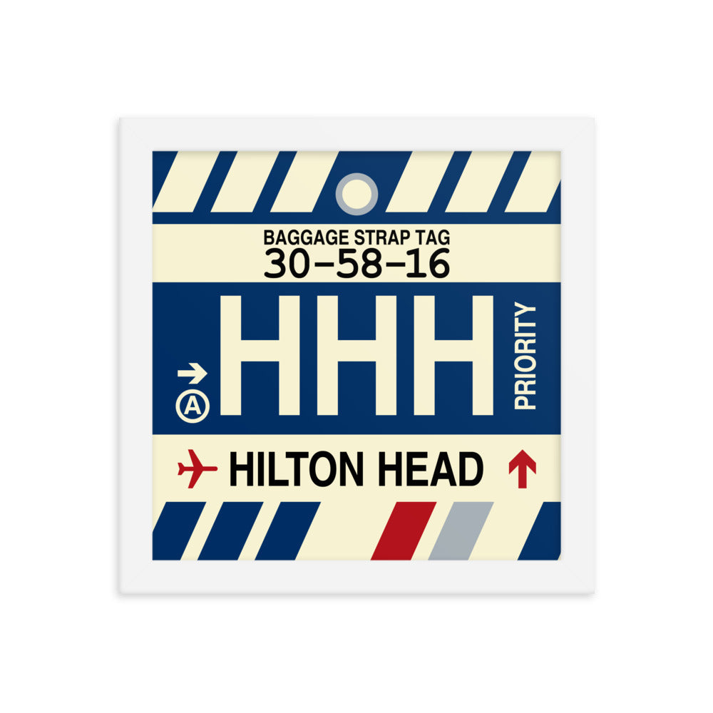 Travel-Themed Framed Print • HHH Hilton Head Island • YHM Designs - Image 11