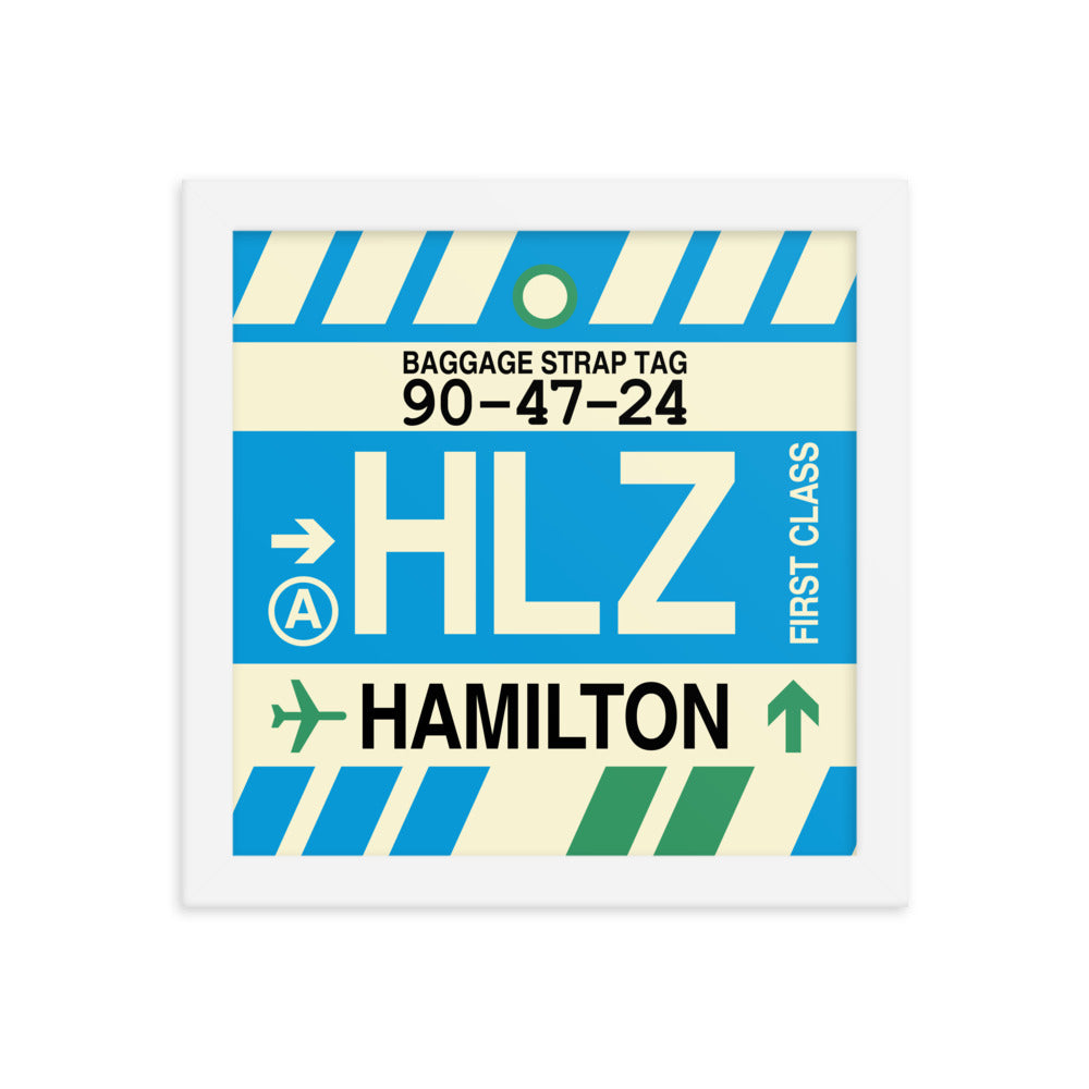 Travel-Themed Framed Print • HLZ Hamilton Souvenir • YHM Designs - Image 11