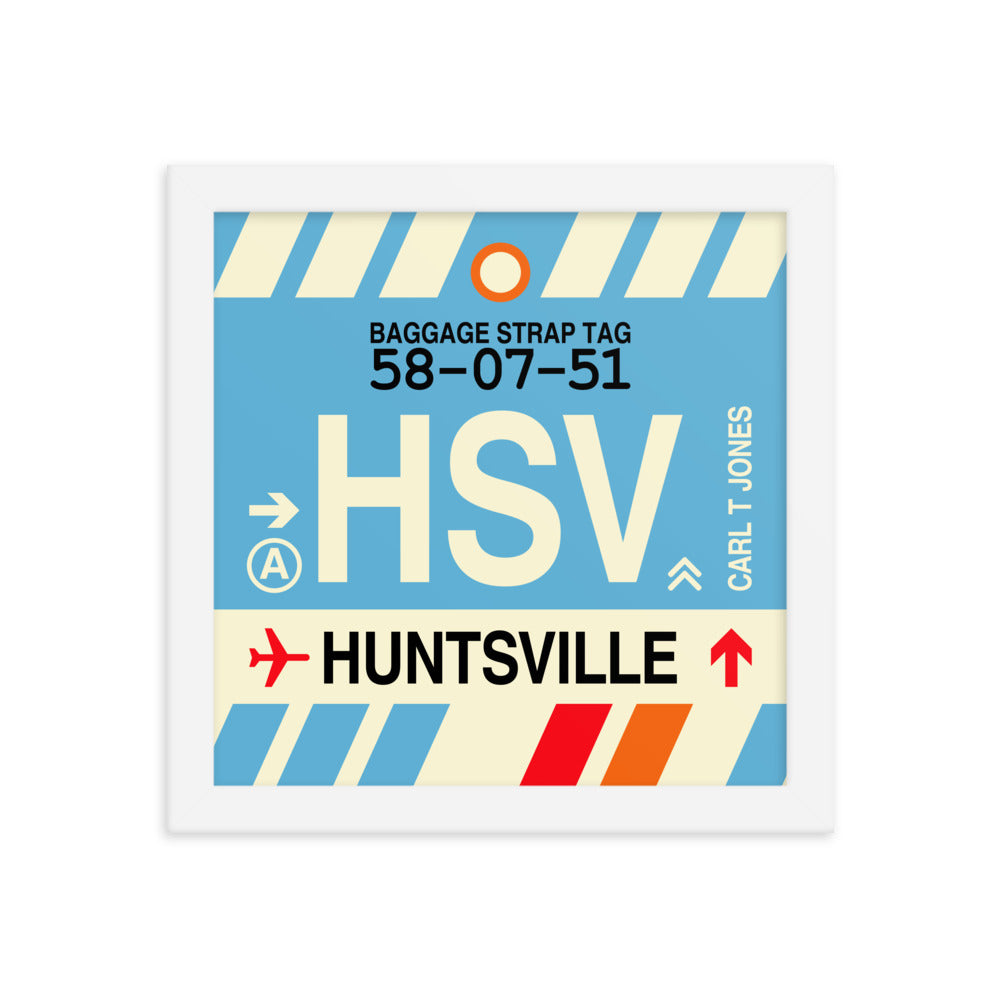 Travel-Themed Framed Print • HSV Huntsville • YHM Designs - Image 11