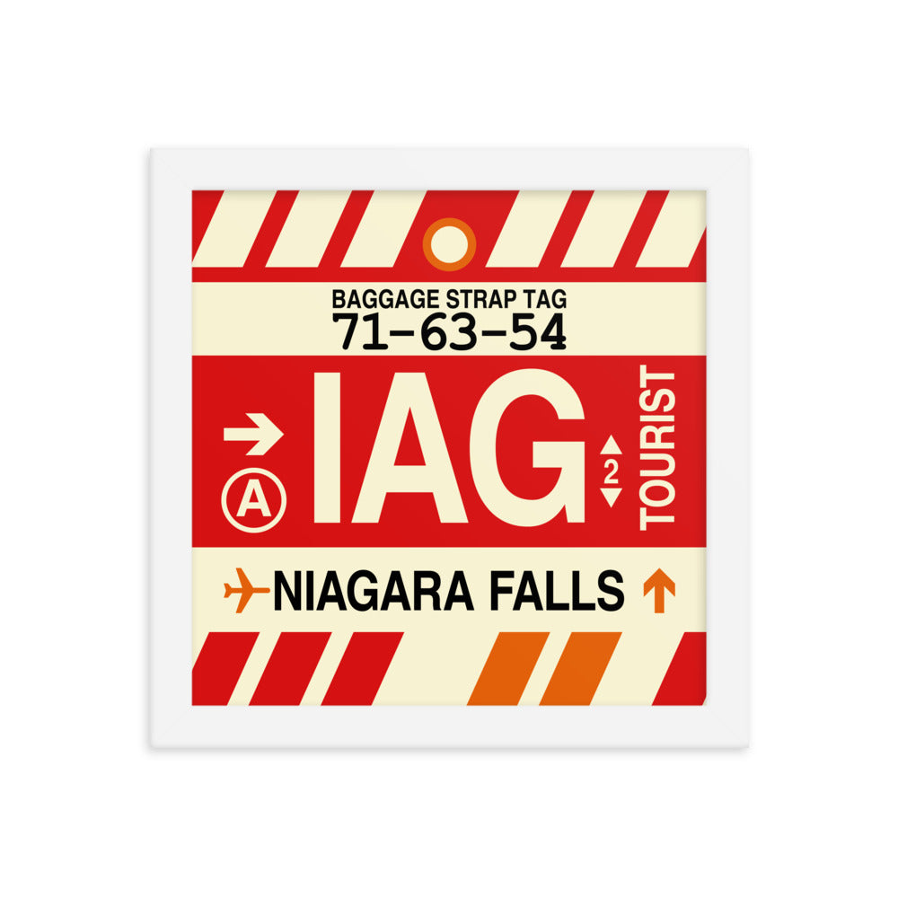 Travel-Themed Framed Print • IAG Niagara Falls • YHM Designs - Image 11
