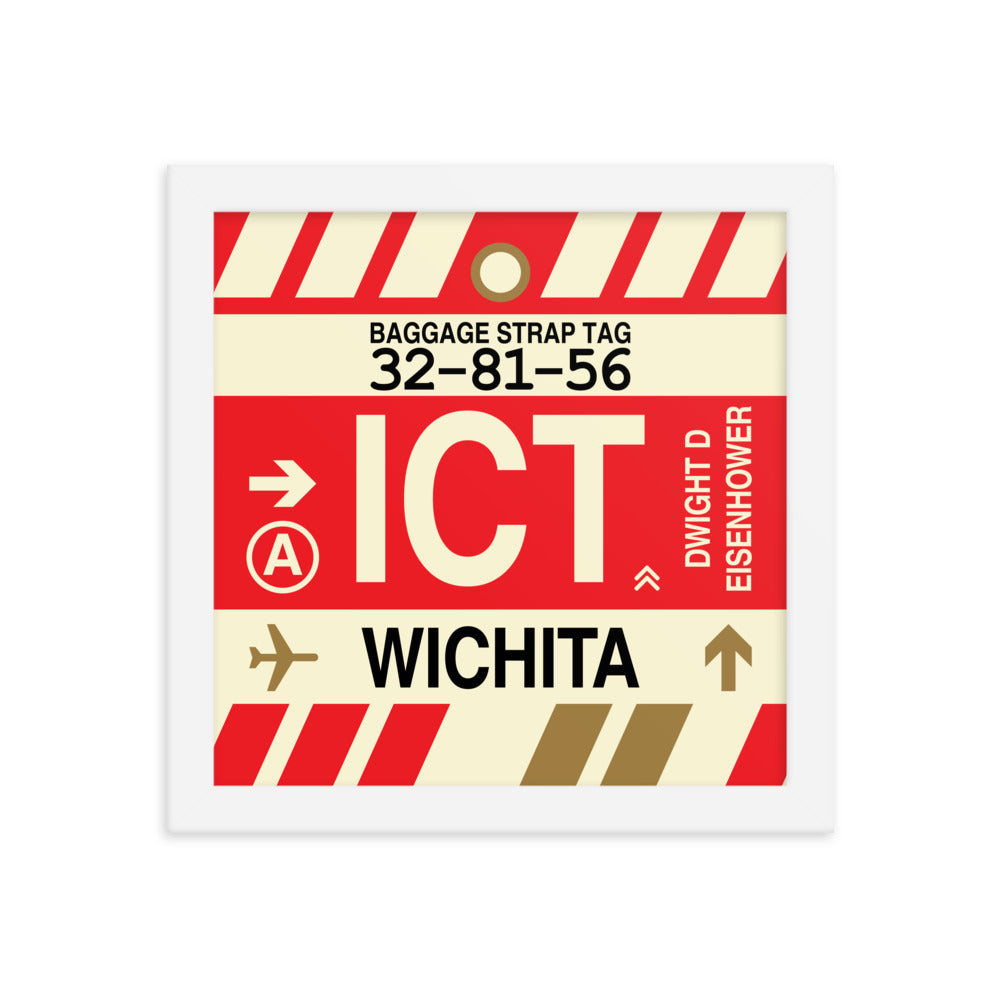 Travel-Themed Framed Print • ICT Wichita • YHM Designs - Image 11