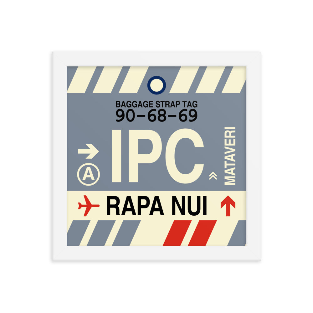 Travel-Themed Framed Print • IPC Rapa Nui • YHM Designs - Image 11