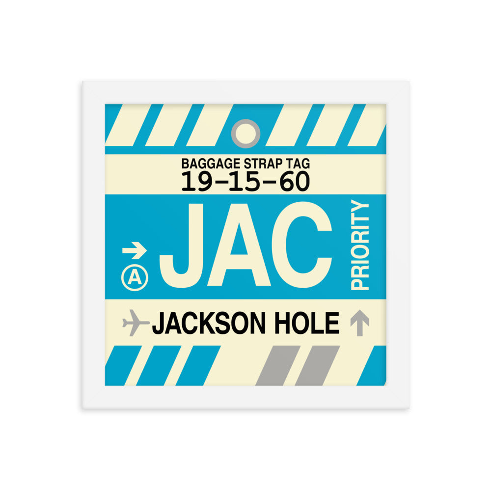 Travel-Themed Framed Print • JAC Jackson Hole • YHM Designs - Image 11