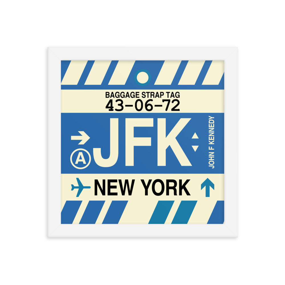 Travel-Themed Framed Print • JFK New York City • YHM Designs - Image 11