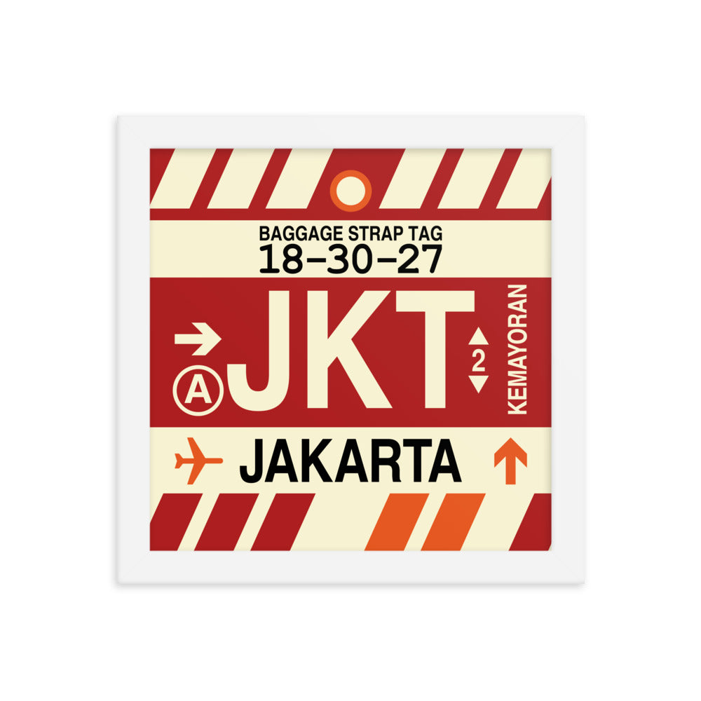 Travel-Themed Framed Print • JKT Jakarta Souvenir • YHM Designs - Image 11