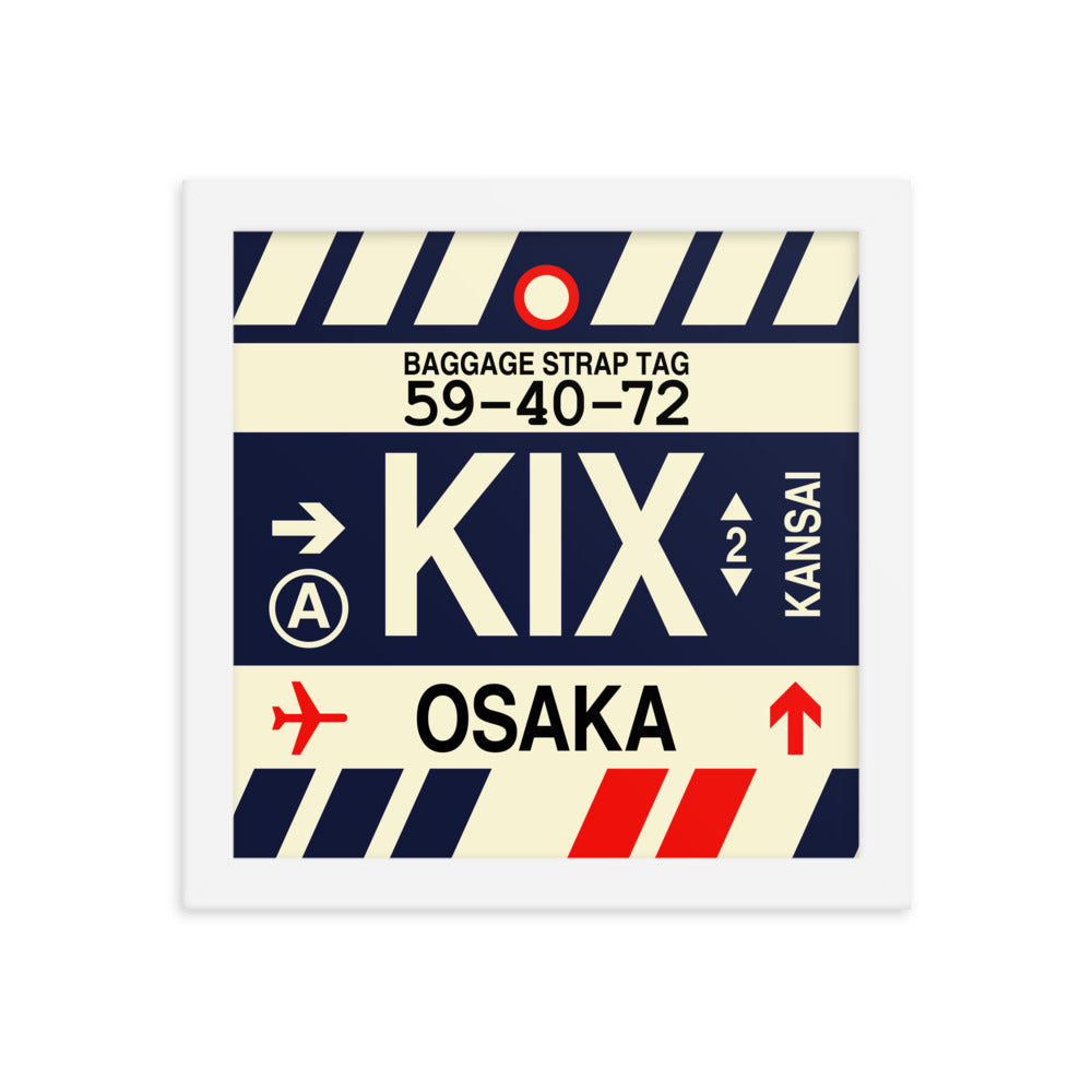Travel-Themed Framed Print • KIX Osaka Souvenir • YHM Designs - Image 11