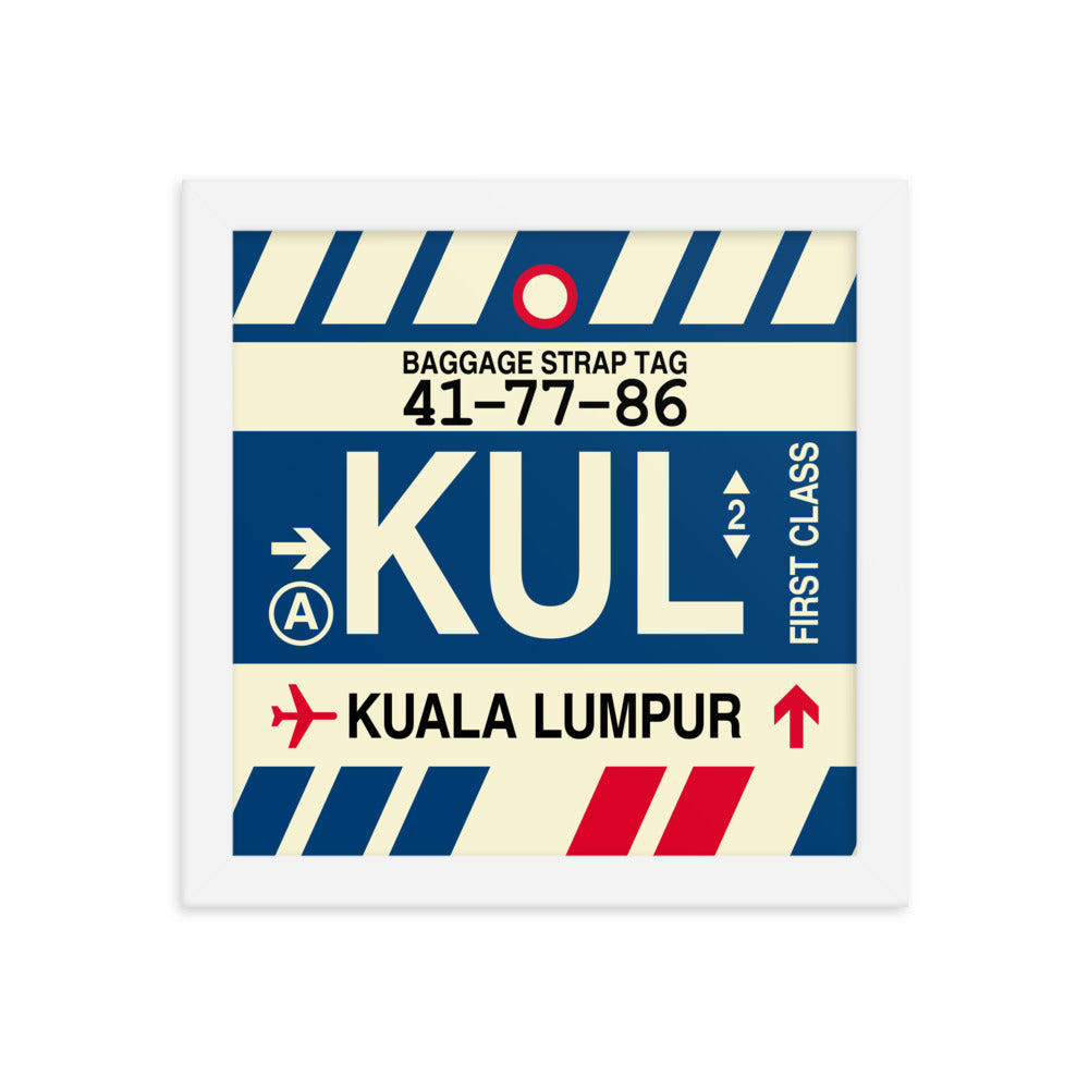 Travel-Themed Framed Print • KUL Kuala Lumpur Souvenir • YHM Designs - Image 11