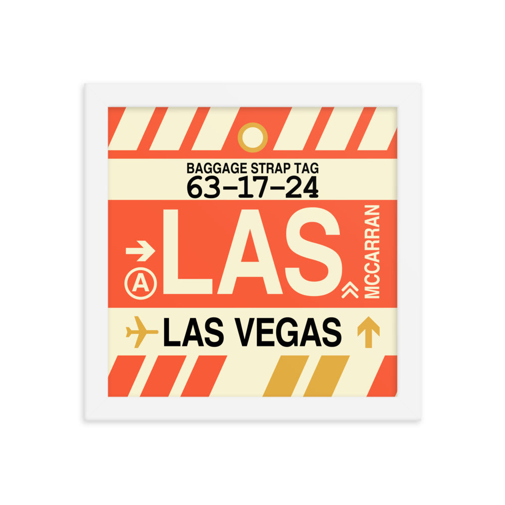 Travel-Themed Framed Print • LAS Las Vegas • YHM Designs - Image 11
