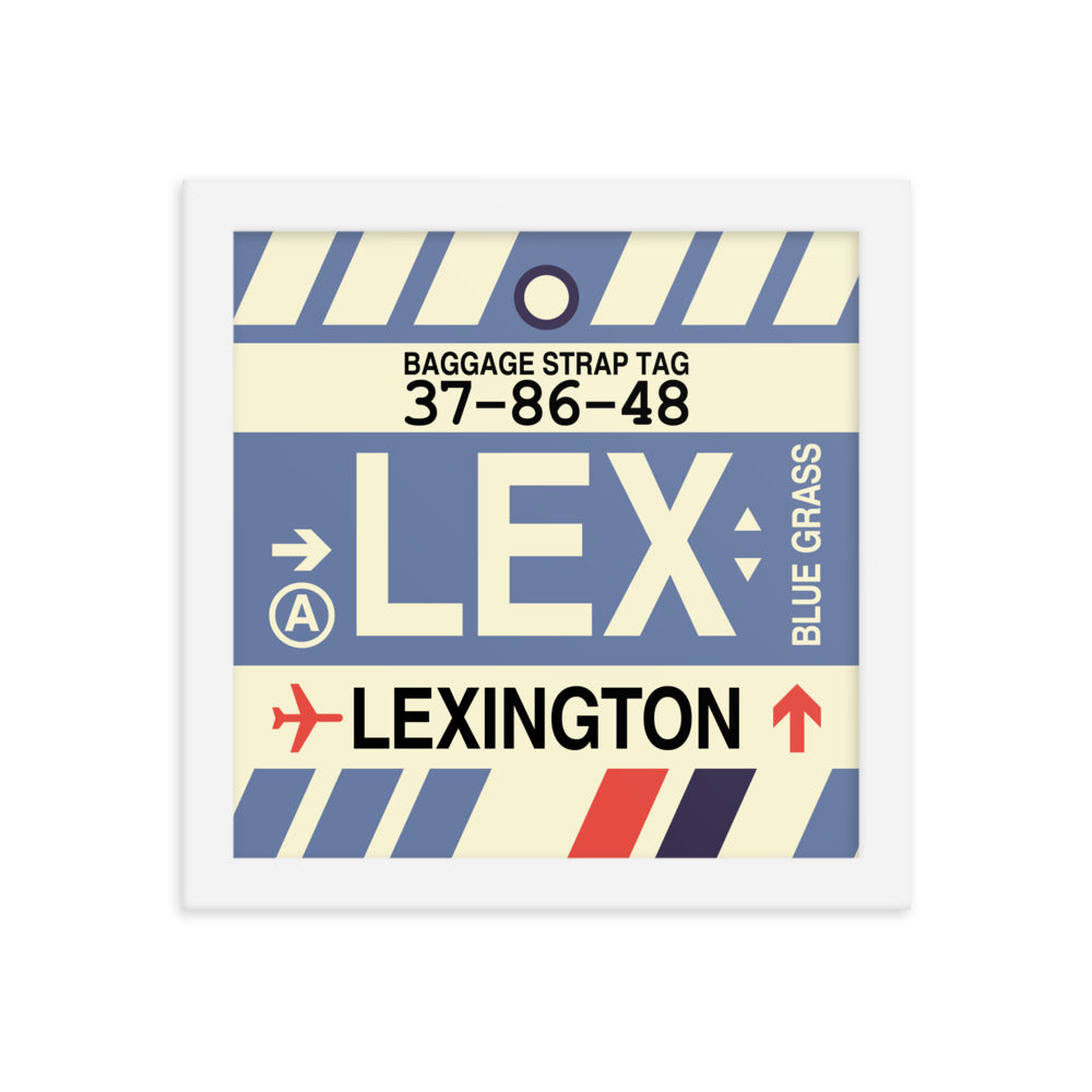 Travel-Themed Framed Print • LEX Lexington • YHM Designs - Image 11