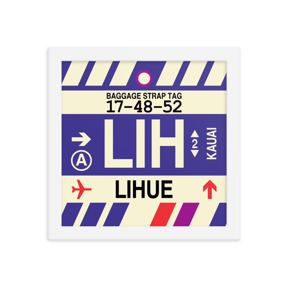 Travel-Themed Framed Print • LIH Lihue • YHM Designs - Image 11