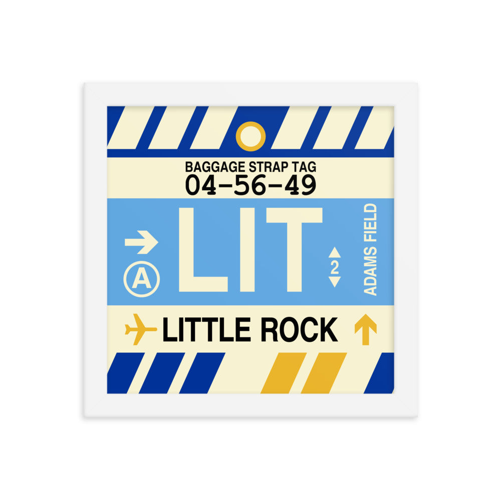 Travel-Themed Framed Print • LIT Little Rock • YHM Designs - Image 11