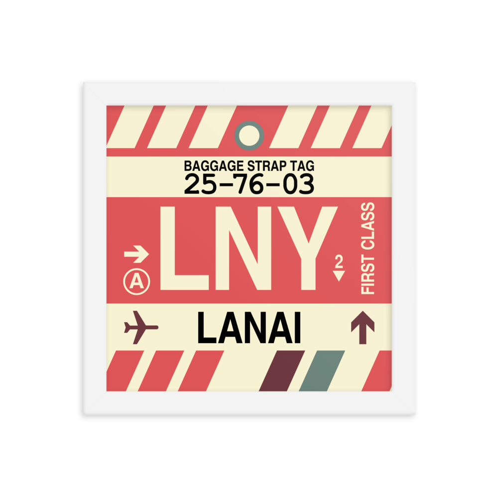 Travel-Themed Framed Print • LNY Lanai • YHM Designs - Image 11