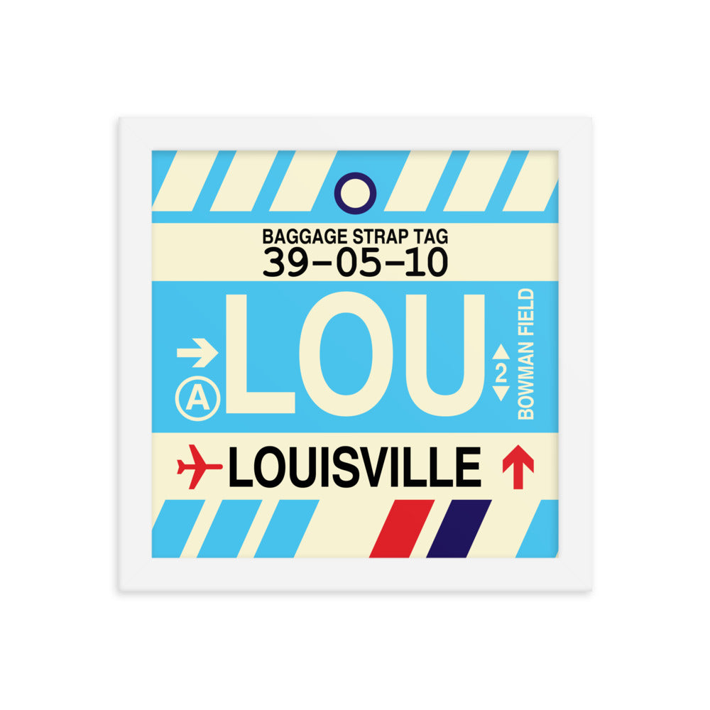Travel-Themed Framed Print • LOU Louisville • YHM Designs - Image 11