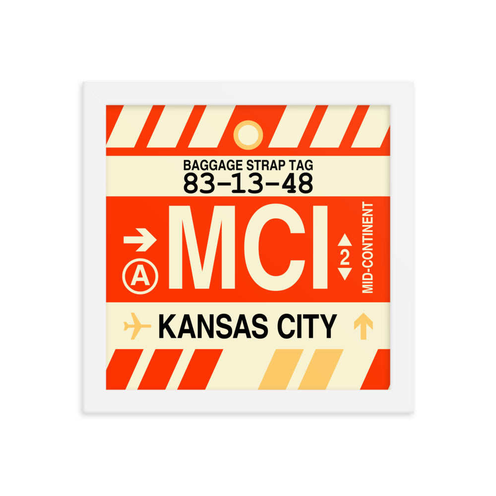 Travel-Themed Framed Print • MCI Kansas City • YHM Designs - Image 11