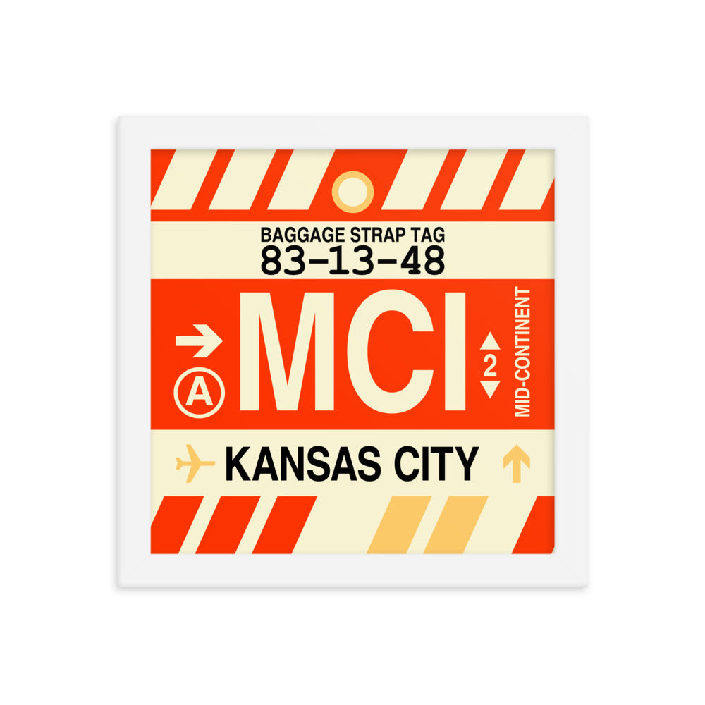 Travel-Themed Framed Print • MCI Kansas City Souvenir • YHM Designs - Image 11