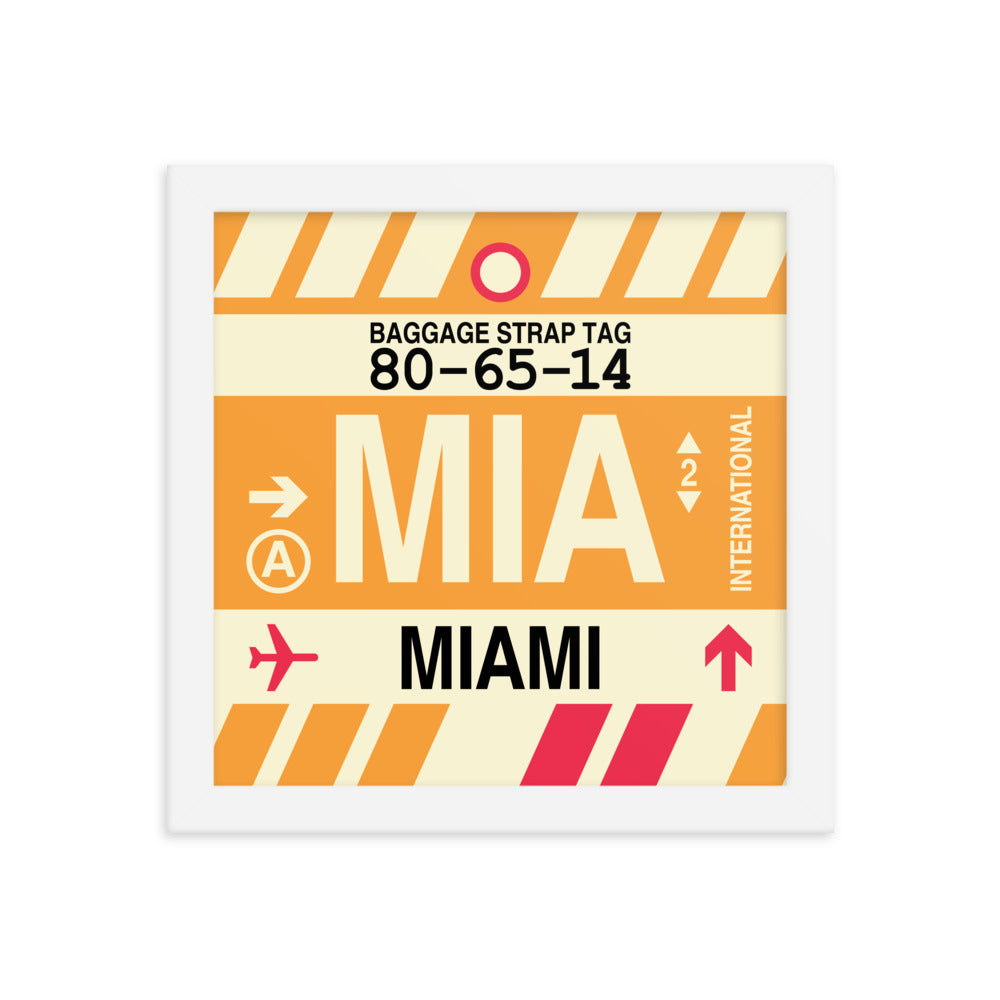 Travel-Themed Framed Print • MIA Miami • YHM Designs - Image 11