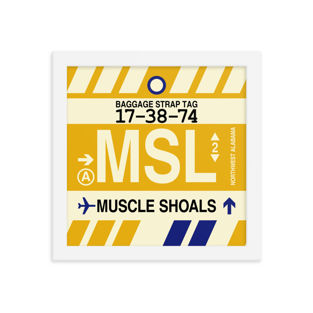 Travel-Themed Framed Print • MSL Muscle Shoals • YHM Designs - Image 11