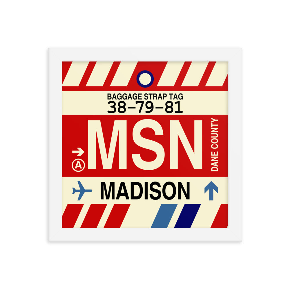 Travel-Themed Framed Print • MSN Madison • YHM Designs - Image 11