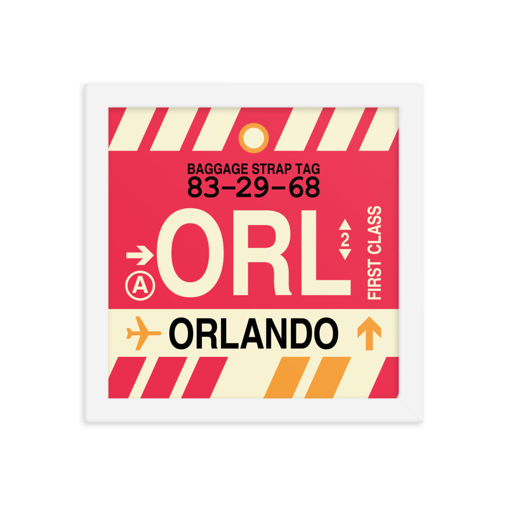 Travel-Themed Framed Print • ORL Orlando • YHM Designs - Image 11