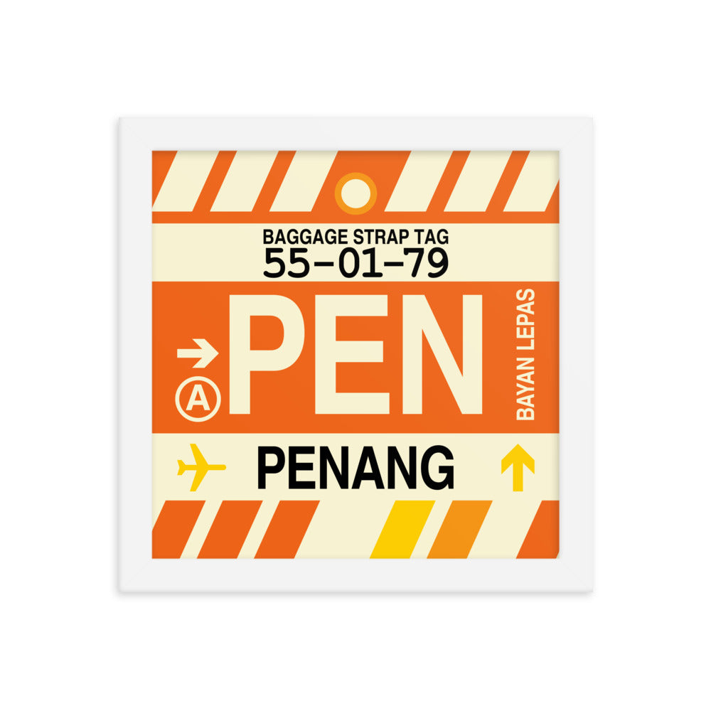 Travel-Themed Framed Print • PEN Penang Souvenir • YHM Designs - Image 11