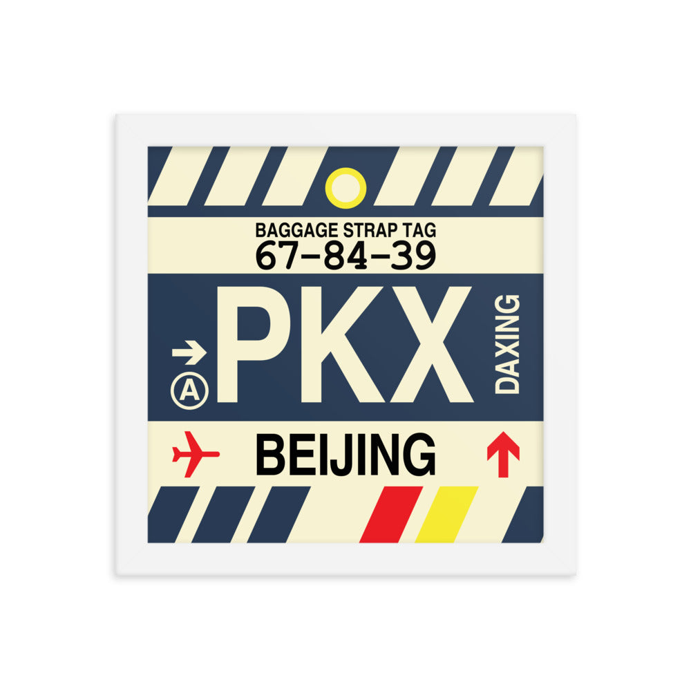 Travel-Themed Framed Print • PKX Beijing Souvenir • YHM Designs - Image 11