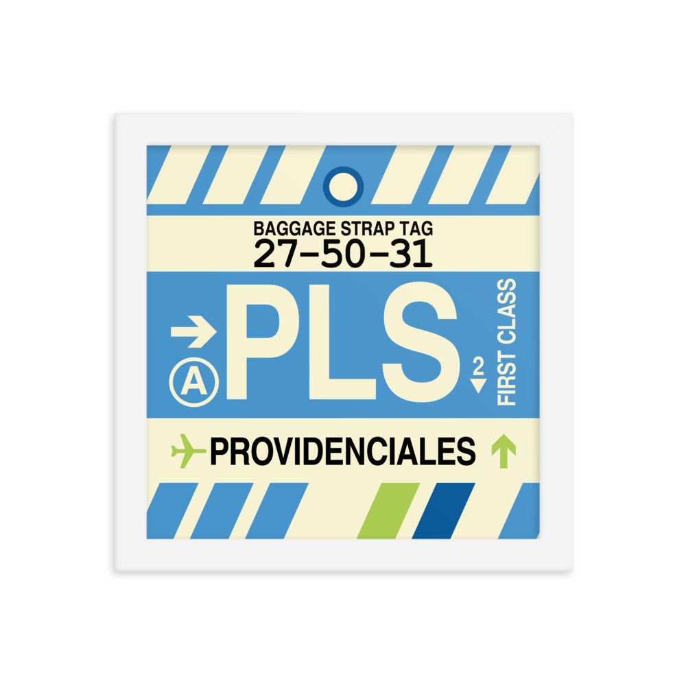 Travel-Themed Framed Print • PLS Providenciales Souvenir • YHM Designs - Image 11