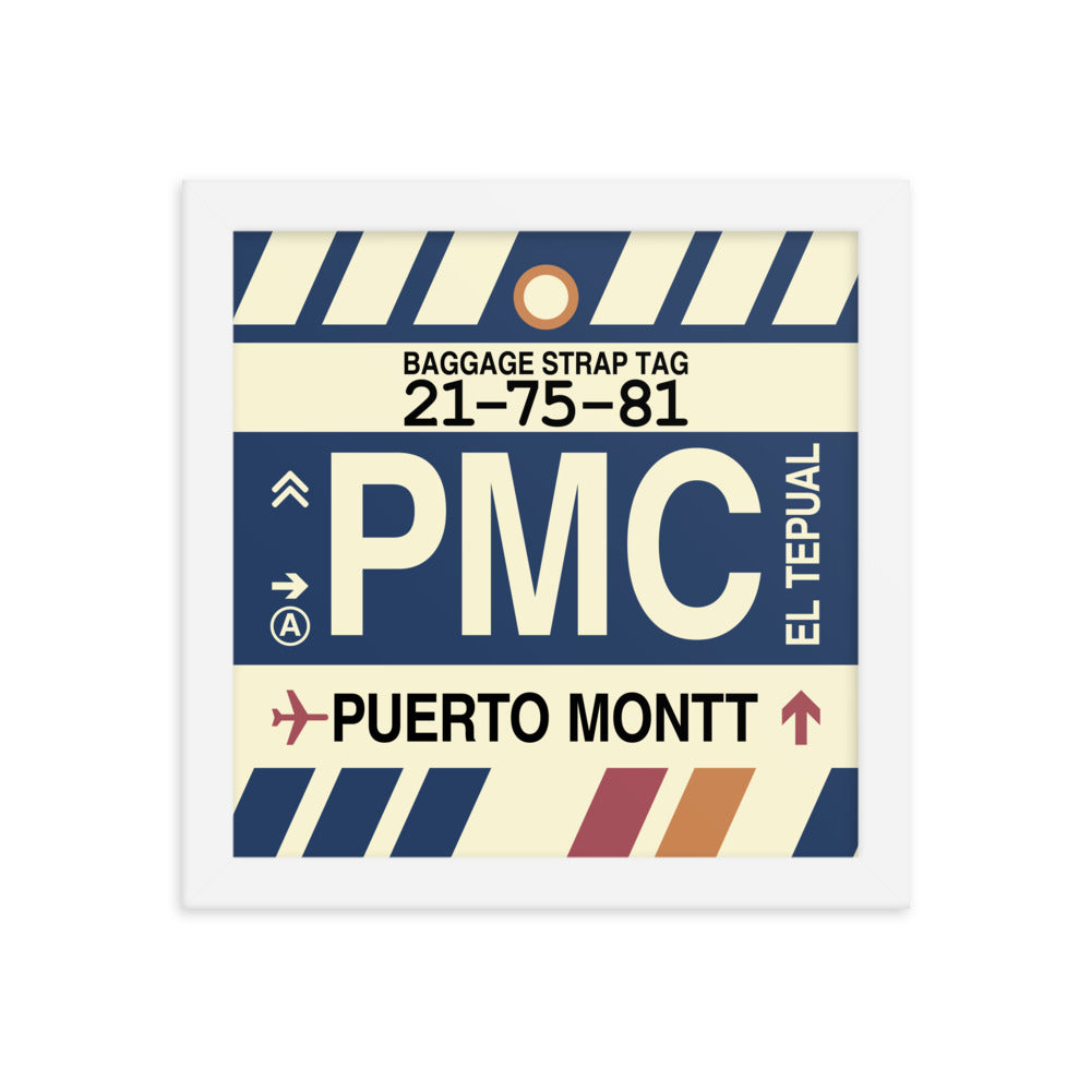 Travel-Themed Framed Print • PMC Puerto Montt Souvenir • YHM Designs - Image 11