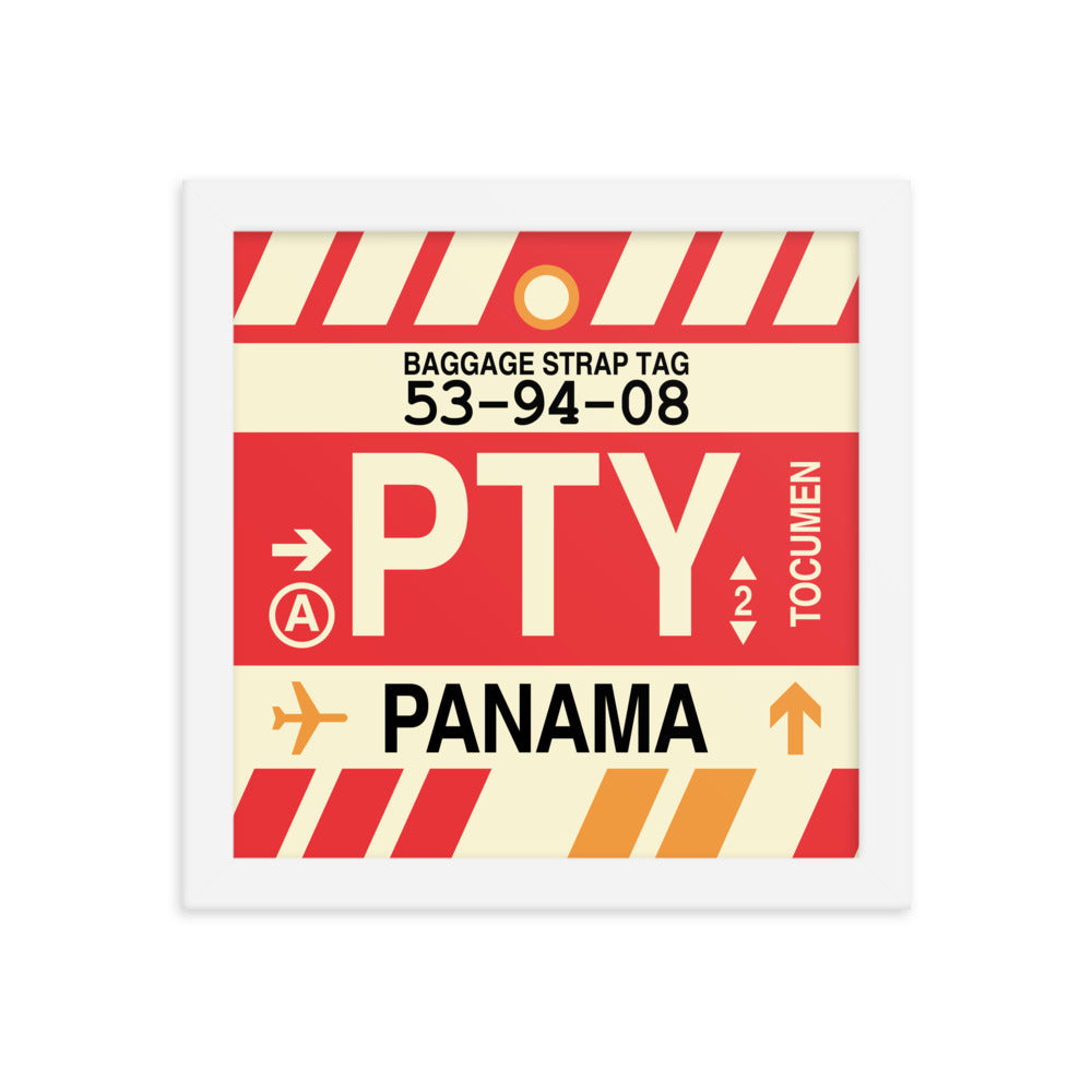 Travel-Themed Framed Print • PTY Panama City Souvenir • YHM Designs - Image 11