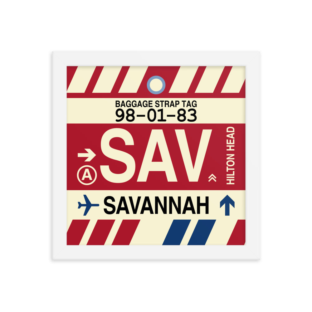 Travel-Themed Framed Print • SAV Savannah • YHM Designs - Image 11
