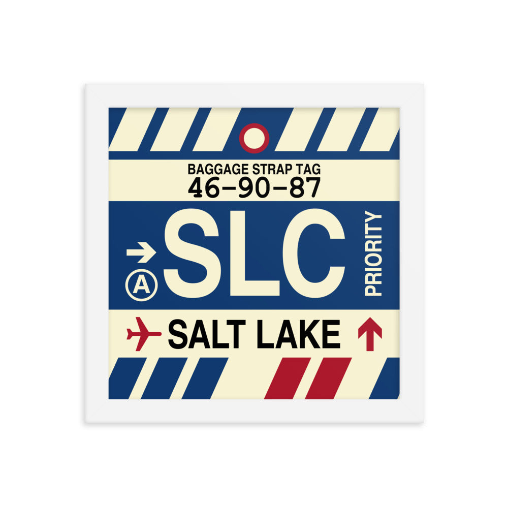 Travel-Themed Framed Print • SLC Salt Lake City • YHM Designs - Image 11