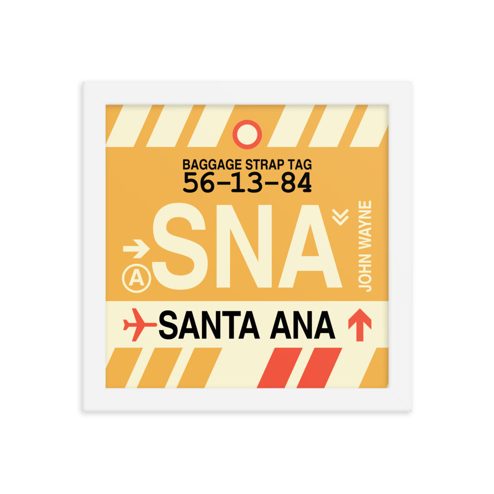 Travel-Themed Framed Print • SNA Santa Ana Souvenir • YHM Designs - Image 11