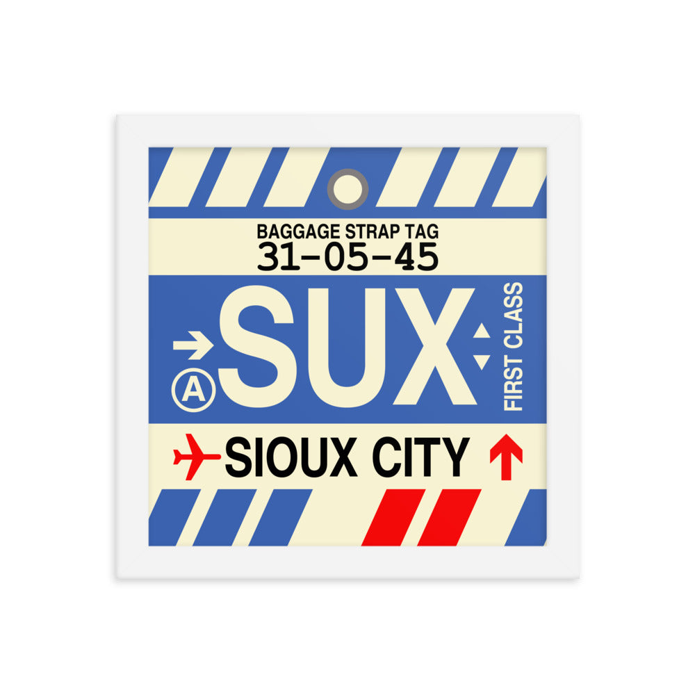 Travel-Themed Framed Print • SUX Sioux City • YHM Designs - Image 11