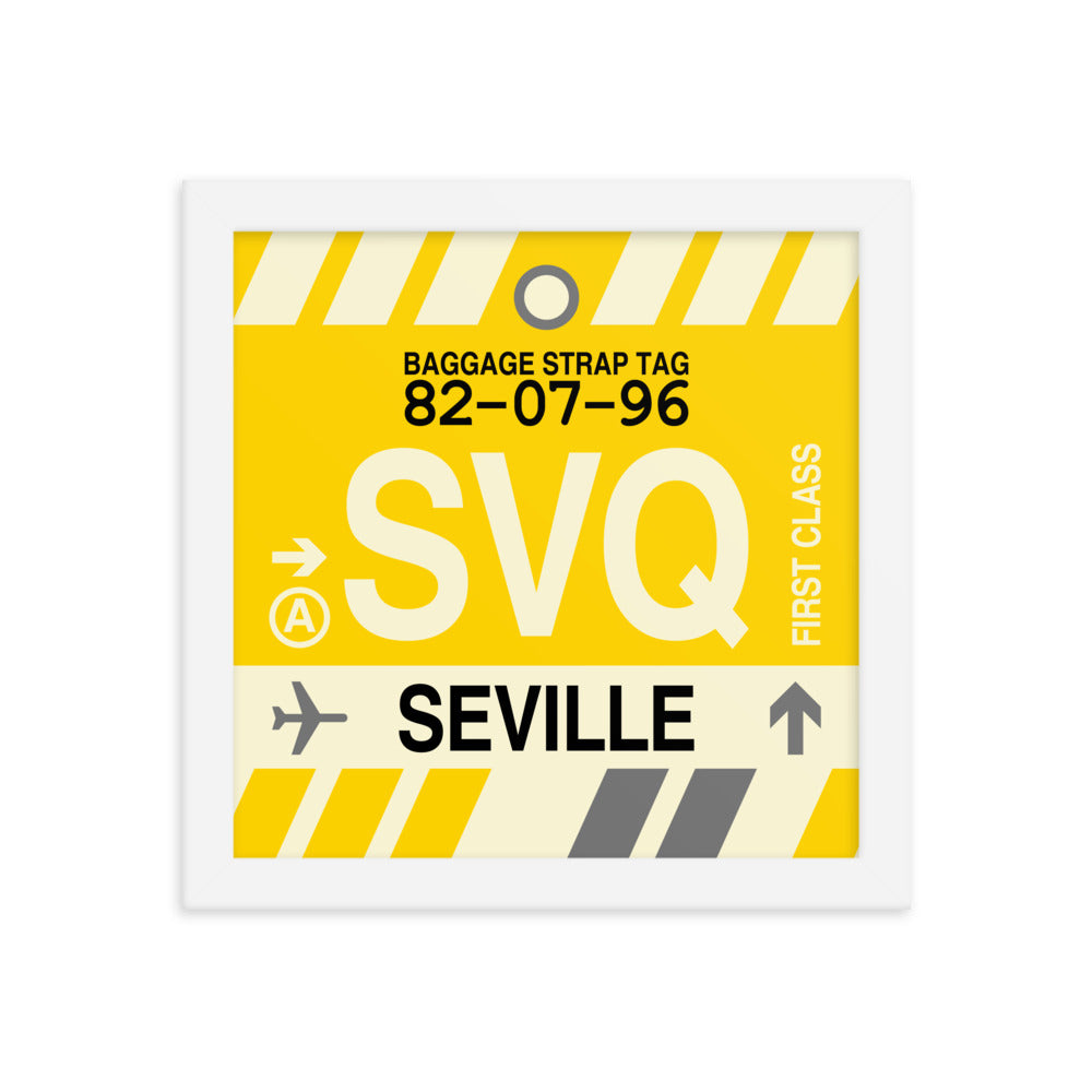 Travel-Themed Framed Print • SVQ Seville • YHM Designs - Image 11