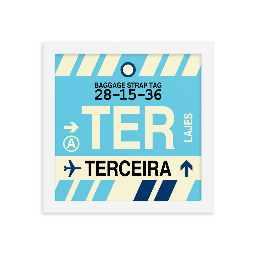 Travel-Themed Framed Print • TER Terceira • YHM Designs - Image 11