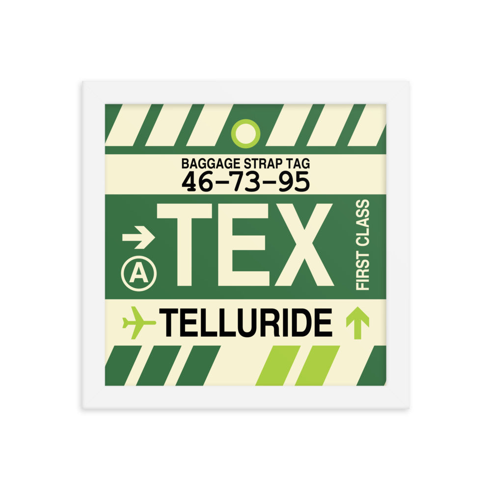 Travel-Themed Framed Print • TEX Telluride • YHM Designs - Image 11