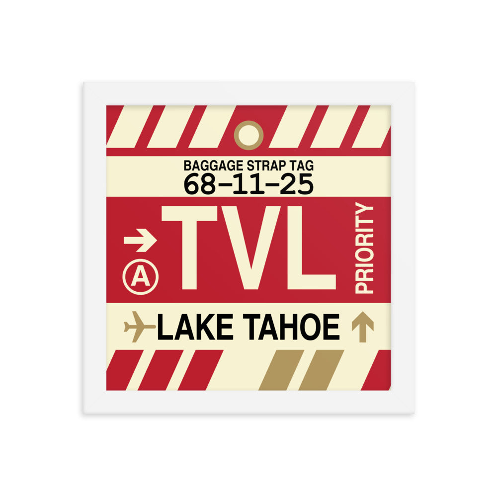 Travel-Themed Framed Print • TVL Lake Tahoe • YHM Designs - Image 11