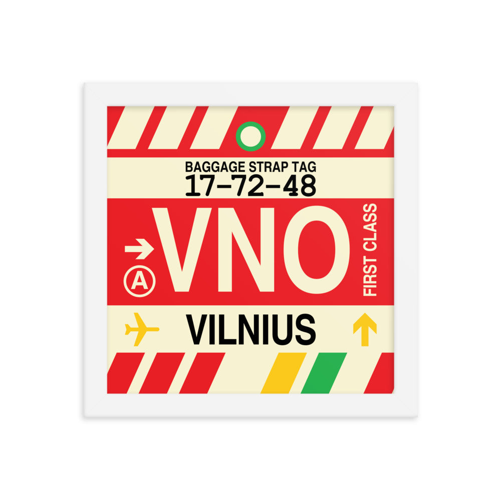 Travel-Themed Framed Print • VNO Vilnius • YHM Designs - Image 11