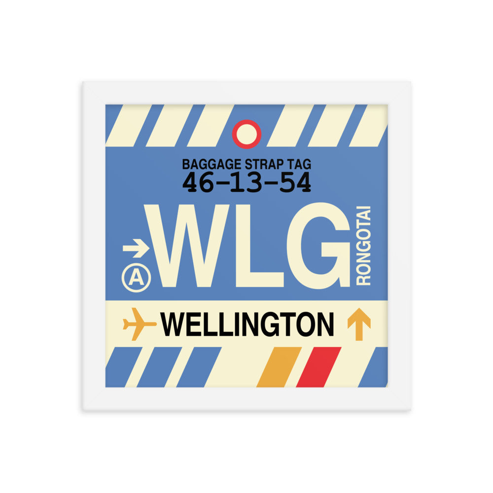 Travel-Themed Framed Print • WLG Wellington • YHM Designs - Image 11