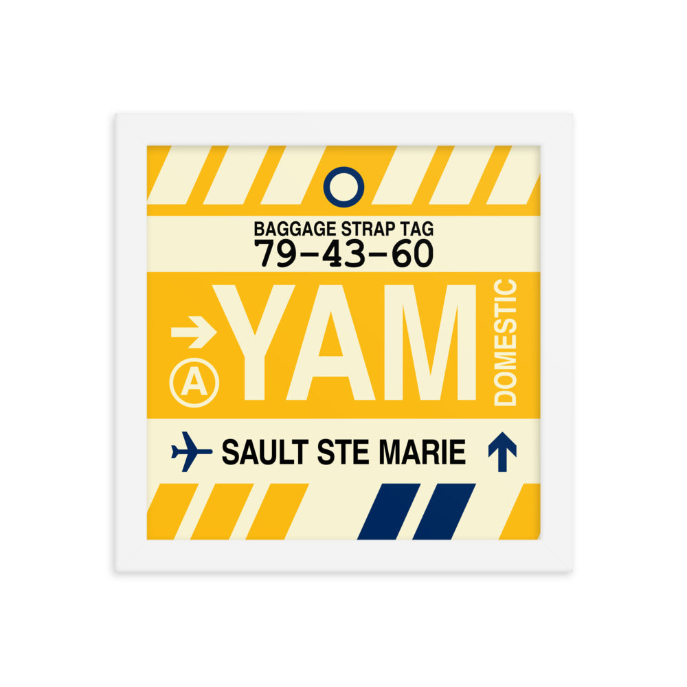Travel-Themed Framed Print • YAM Sault-Ste-Marie • YHM Designs - Image 11