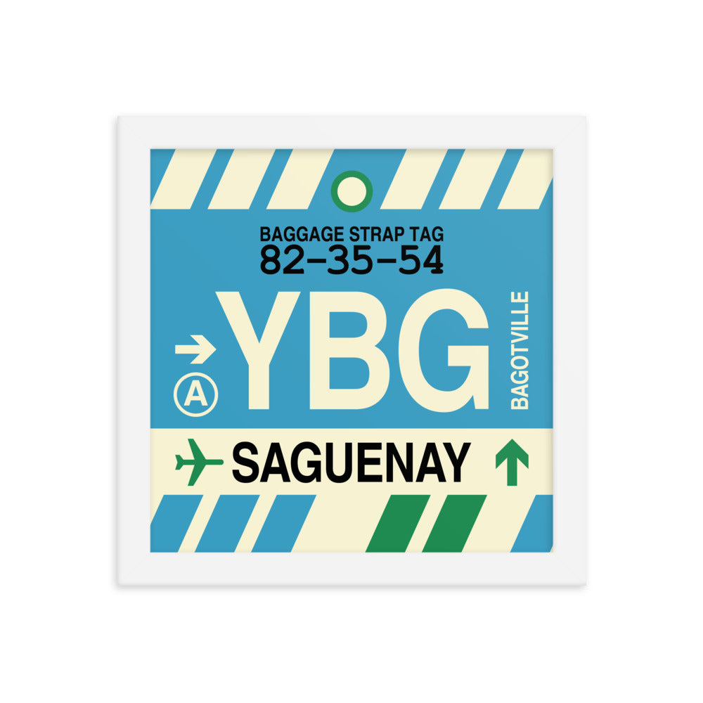 Travel-Themed Framed Print • YBG Saguenay Souvenir • YHM Designs - Image 11