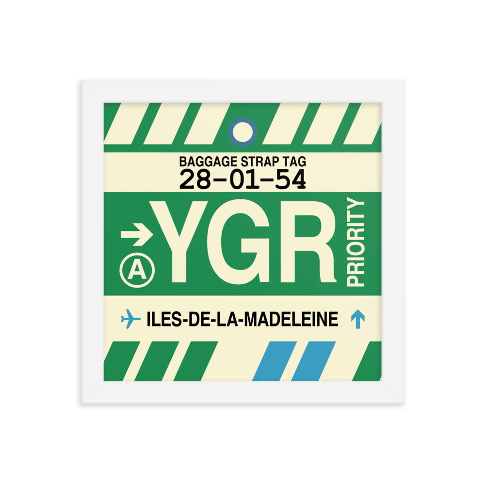 Travel-Themed Framed Print • YGR Îles-de-la-Madeleine Souvenir • YHM Designs - Image 11