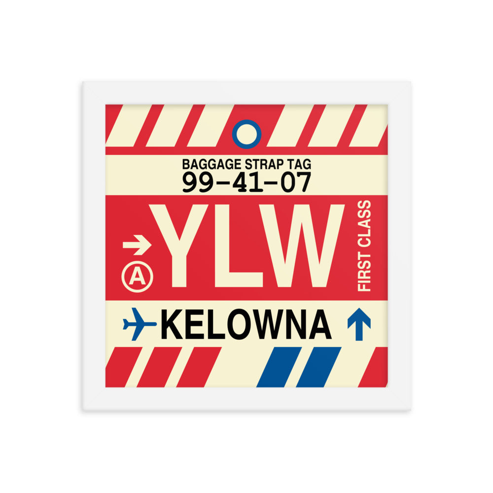 Travel-Themed Framed Print • YLW Kelowna • YHM Designs - Image 11