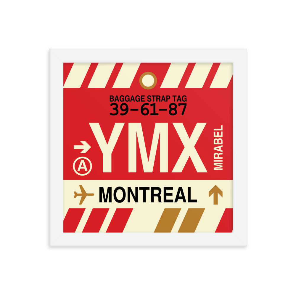 Travel-Themed Framed Print • YMX Montreal • YHM Designs - Image 11