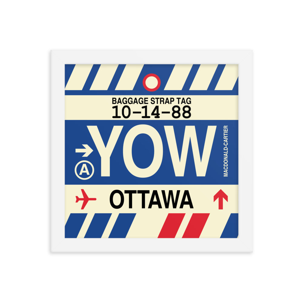 Travel-Themed Framed Print • YOW Ottawa • YHM Designs - Image 11
