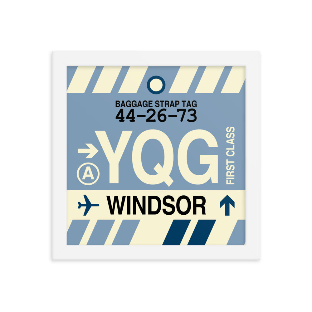 Travel-Themed Framed Print • YQG Windsor • YHM Designs - Image 11