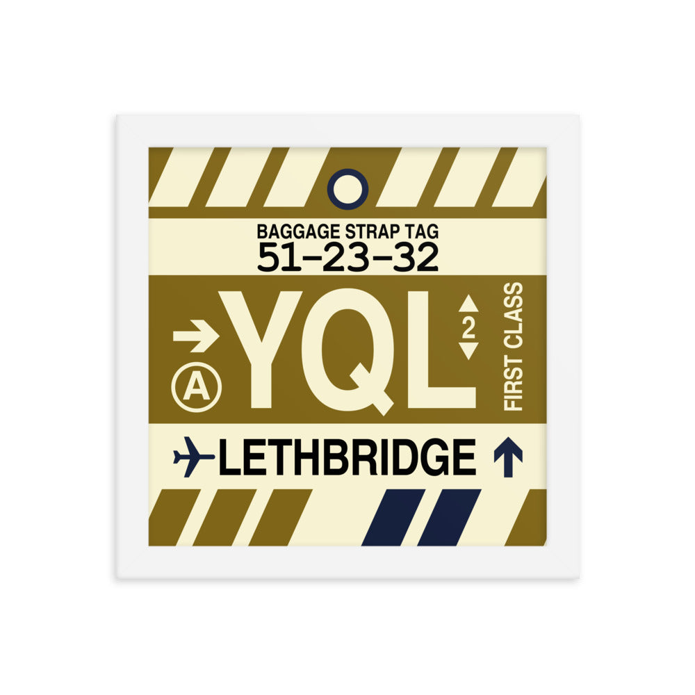 Travel-Themed Framed Print • YQL Lethbridge • YHM Designs - Image 11